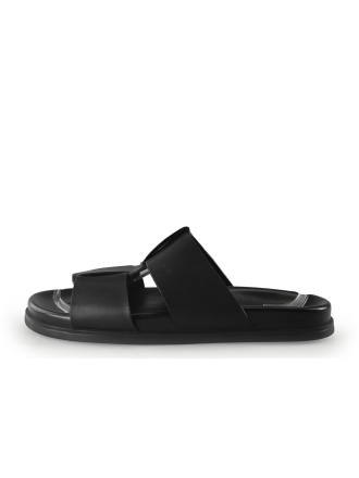 Manfield Slippers Zwart 348677
 Maat 43
 