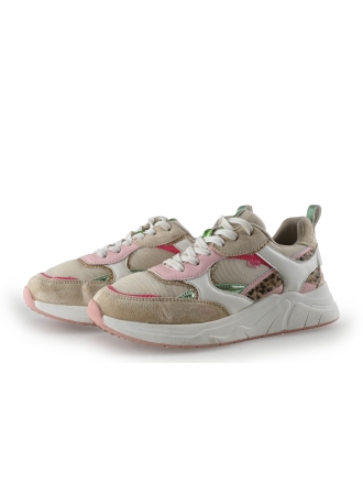 Poelman Sneakers Beige 348795
 Maat 39
 