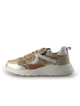 Poelman Sneakers Beige 348896
 Maat 38
 