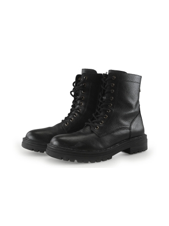 Schuurman Schoenen Veterboots Zwart 348910
 Maat 42
 