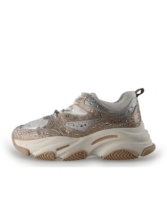 Steve Madden Sneakers Zilver 348971
 Maat 40
 