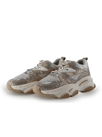 Steve Madden Sneakers Zilver 348971
 Maat 40
 
