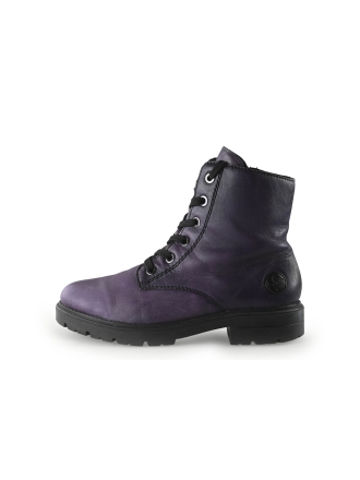 Rieker Veterboots Paars 349532
 Maat 40
 