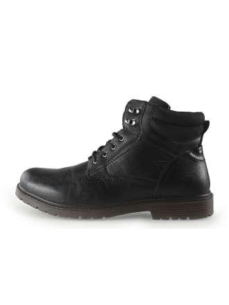 Bullboxer Veterboots Zwart 349604
 Maat 45
 