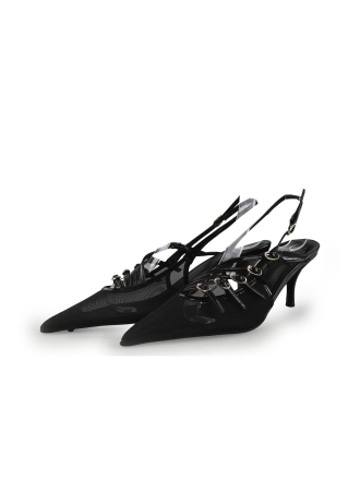 Jeffrey Campbell Slingbacks Zwart 350102
 Maat 38
 