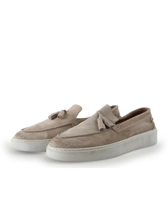 Manfield Loafers Beige 350216
 Maat 44
 