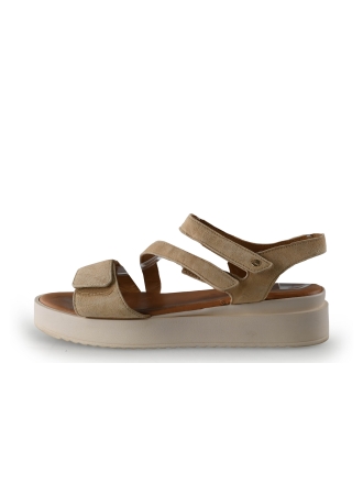 Manfield Sandalen Beige 350221
 Maat 42
 