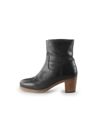 Shabbies Amsterdam Enkellaarzen Zwart 350509
 Maat 40
 