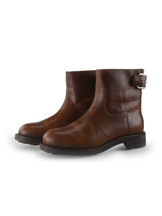Shabbies Amsterdam Enkellaarzen Cognac 350550
 Maat 39
 