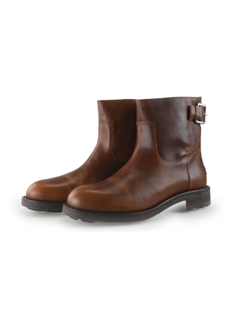 Shabbies Amsterdam Enkellaarzen Cognac 350553
 Maat 42
 