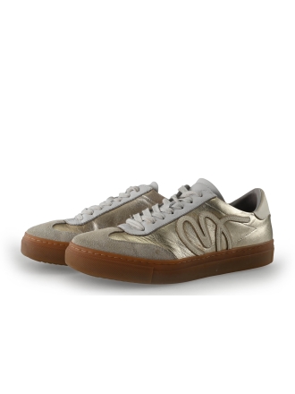 Manfield Sneakers Goud 350804
 Maat 37
 