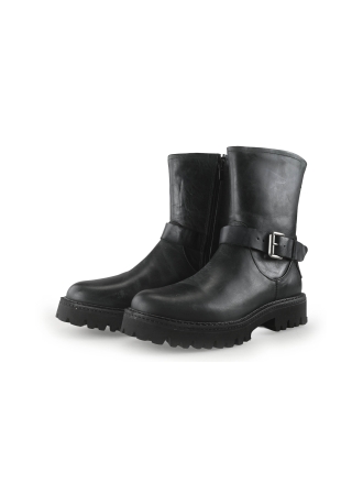 Shabbies Amsterdam Enkellaarzen Zwart 350909
 Maat 39
 