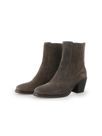 Shabbies Amsterdam Enkellaarzen Bruin 350911
 Maat 40
 
