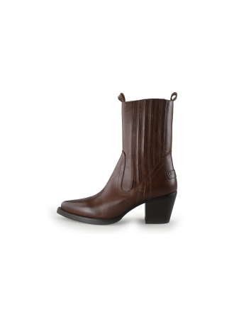 Shabbies Amsterdam Enkellaarzen Bruin 350912
 Maat 39
 