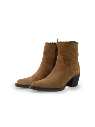 Shabbies Amsterdam Enkellaarzen Bruin 350918
 Maat 39
 