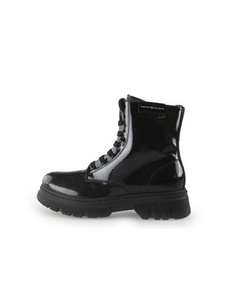 Tommy Hilfiger Veterboots Zwart 350942
 Maat 38
 