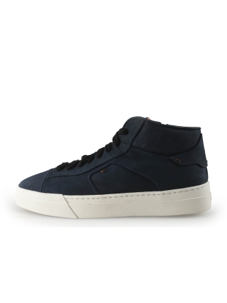 Santoni Hoge sneakers Blauw 350996
 Maat 42
 