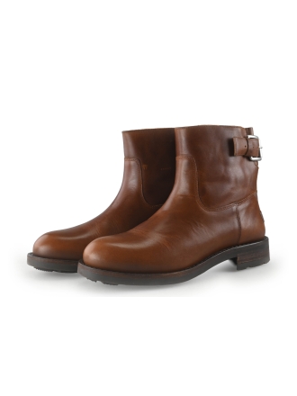 Shabbies Amsterdam Enkellaarzen Cognac 351038
 Maat 41
 