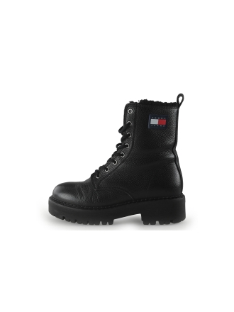 Tommy Jeans Enkellaarzen Zwart 351052
 Maat 37
 
