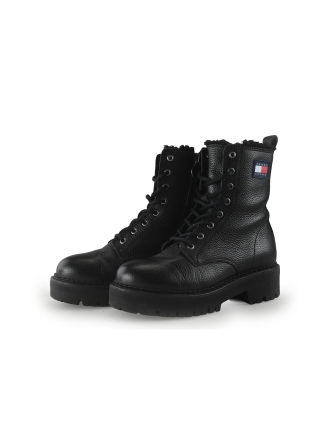 Tommy Jeans Enkellaarzen Zwart 351052
 Maat 37
 