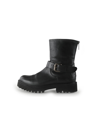 Shabbies Amsterdam Enkellaarzen Zwart 351094
 Maat 39
 