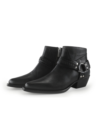 Shabbies Amsterdam Cowboy laarzen Zwart 351110
 Maat 37
 