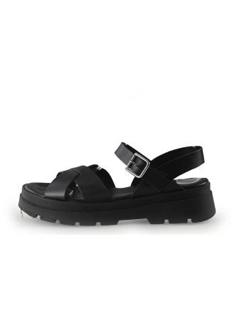 Manfield Sandalen Zwart 351112
 Maat 42
 