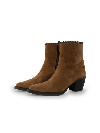 Shabbies Amsterdam Enkellaarzen Bruin 351118
 Maat 38
 