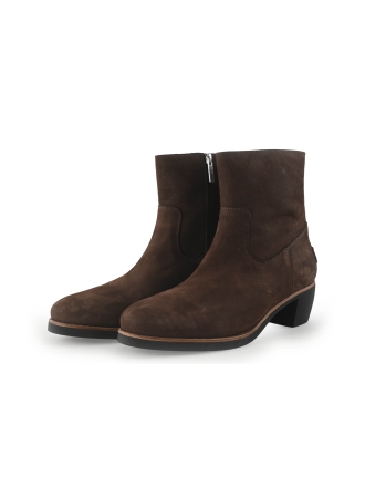 Shabbies Amsterdam Enkellaarzen Bruin 351125
 Maat 41
 