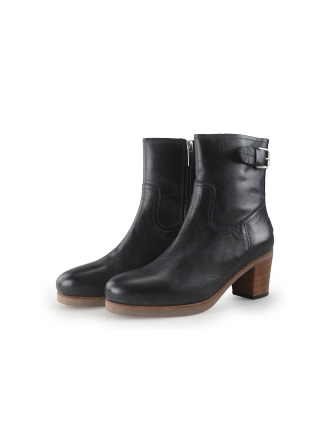 Shabbies Amsterdam Enkellaarzen Zwart 351127
 Maat 39
 