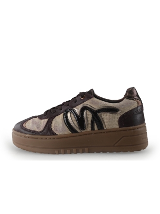 Manfield Sneakers Beige 351330
 Maat 38
 