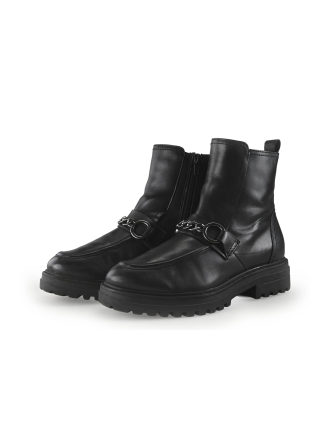 Manfield Enkellaarzen Zwart 351338
 Maat 37
 