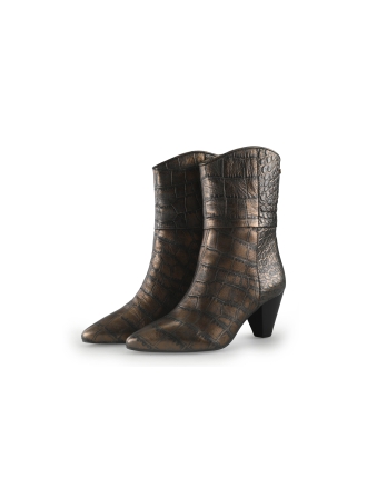 Fred de La Bretoniere Enkellaarzen Brons 351471
 Maat 37
 