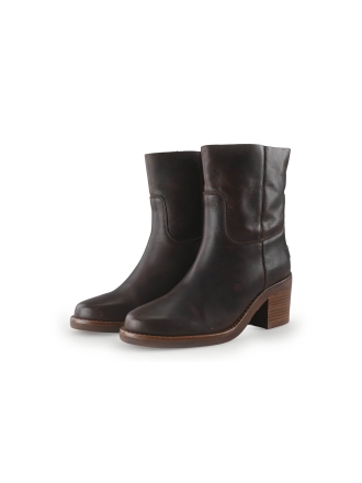 Shabbies Amsterdam Enkellaarzen Bruin 351792
 Maat 38
 