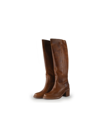 Shabbies Amsterdam Laarzen Cognac 352264
 Maat 40
 