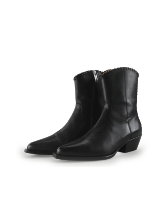 Shabbies Amsterdam Cowboy laarzen Zwart 352273
 Maat 39
 