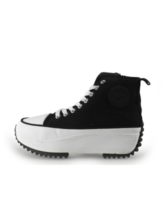 Refresh Hoge sneakers Zwart 352304
 Maat 37
 