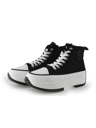 Refresh Hoge sneakers Zwart 352304
 Maat 37
 