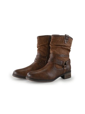 Mustang Enkellaarzen Bruin 352323
 Maat 42
 