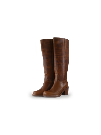 Shabbies Amsterdam Laarzen Cognac 352332
 Maat 38
 