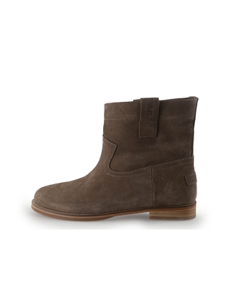Shabbies Amsterdam Enkellaarzen Bruin 352396
 Maat 39
 