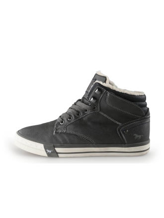 Mustang Hoge sneakers Grijs 352478
 Maat 41
 