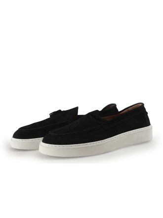 Manfield Loafers Zwart 352528
 Maat 44
 