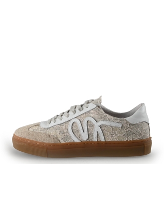 Manfield Sneakers Beige 352535
 Maat 39
 
