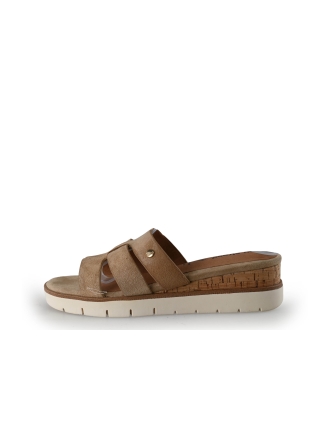 Manfield Slippers Beige 352570
 Maat 39
 