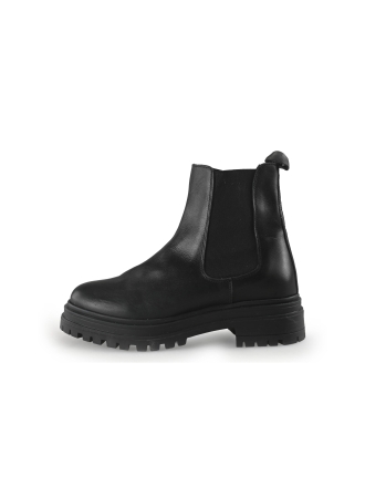 Manfield Chelsea boots Zwart 352573
 Maat 37
 