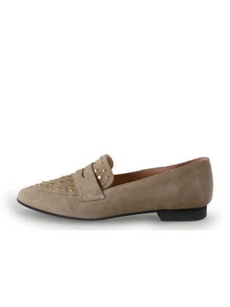 Manfield Loafers Beige 352614
 Maat 38
 