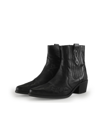 Manfield Cowboy laarzen Zwart 352658
 Maat 40
 