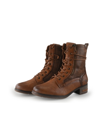 Mustang Veterboots Cognac 352708
 Maat 39
 