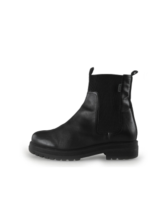 Manfield Chelsea boots Zwart 352742
 Maat 40
 